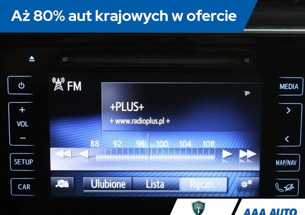 Toyota Auris cena 55000 przebieg: 105564, rok produkcji 2015 z Pułtusk małe 277
